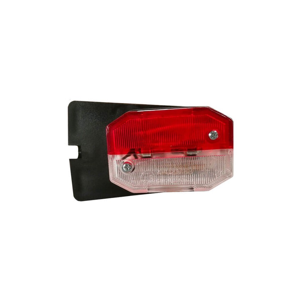 Feu de gabarit droit blanc/rouge