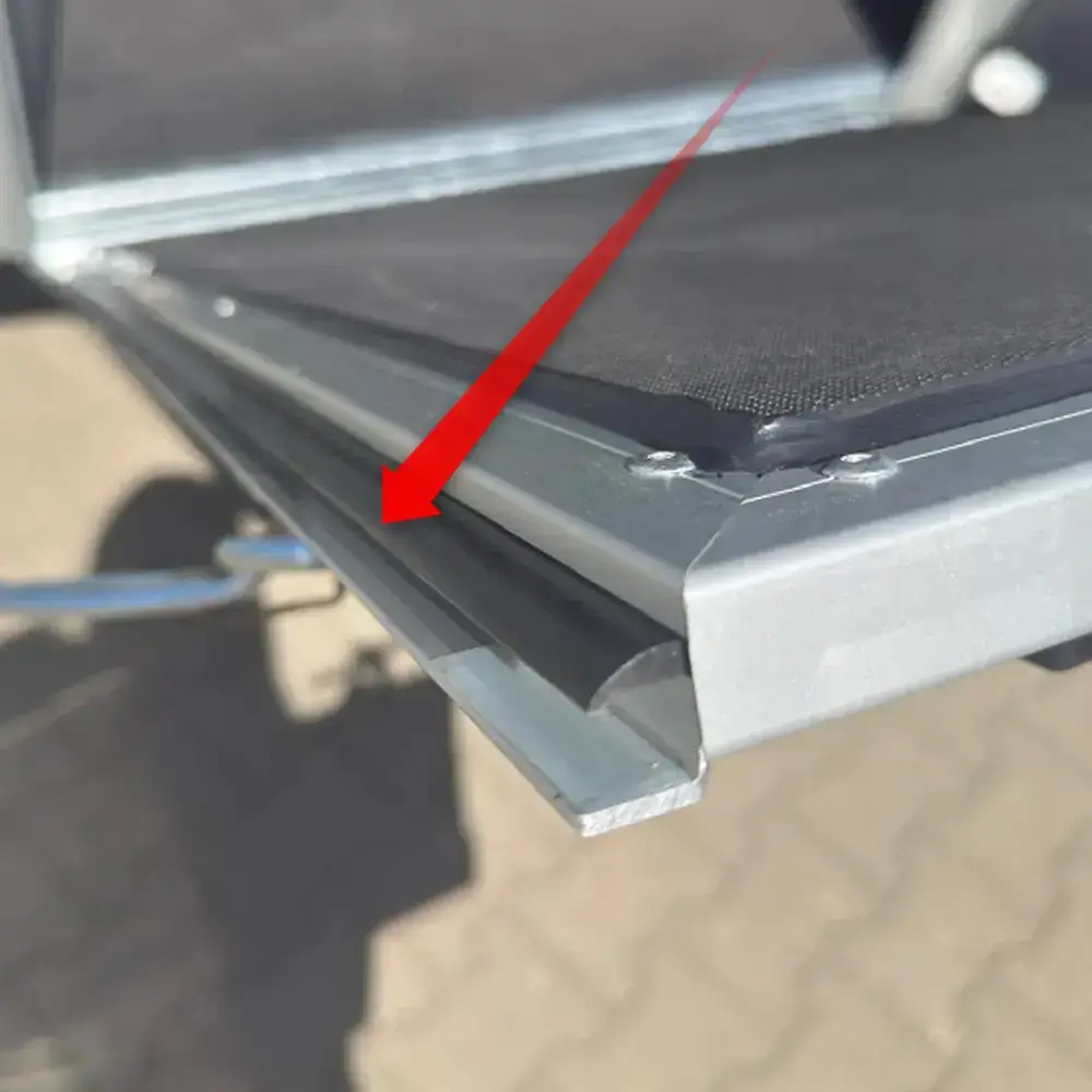 Profilé en caoutchouc pour pont, 1m